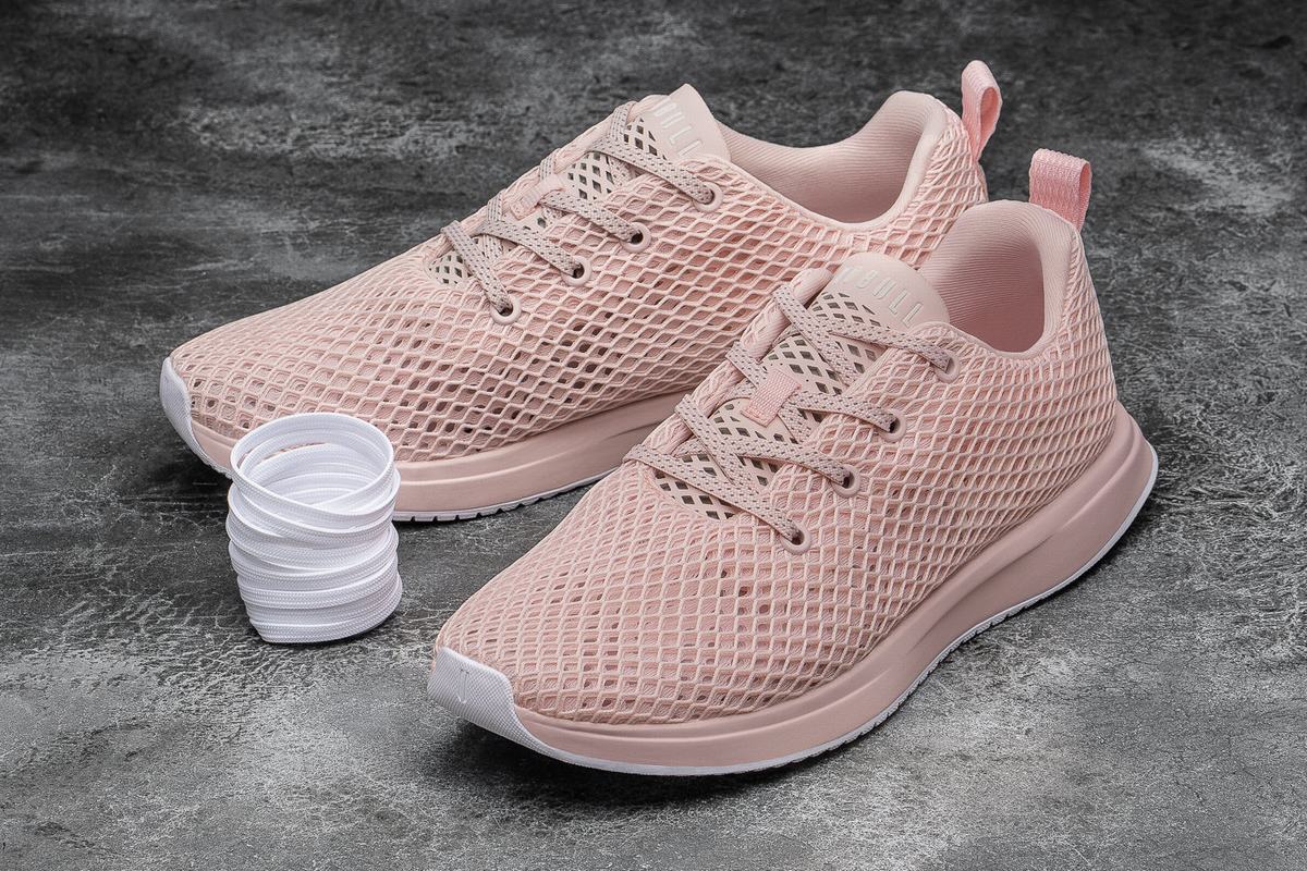 Nobull Mesh Runner Men's Running Shoes Pink | Australia (TQ8095)